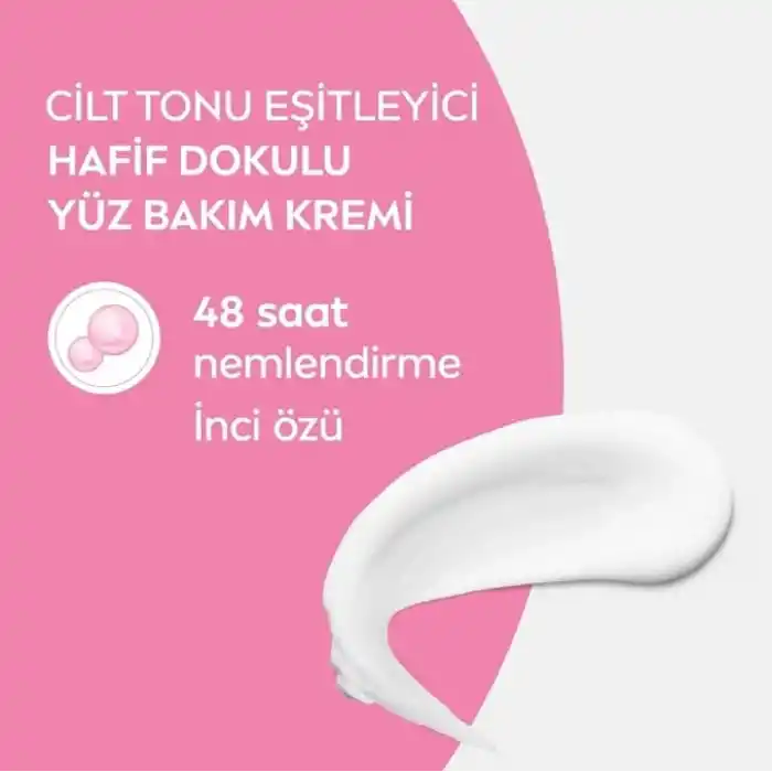 NIVEA Cilt Tonu Eşitleyici Su Bazlı Nemlendirici Yüz Kremi 100 ml, Aydınlatıcı,Makyaj Bazı