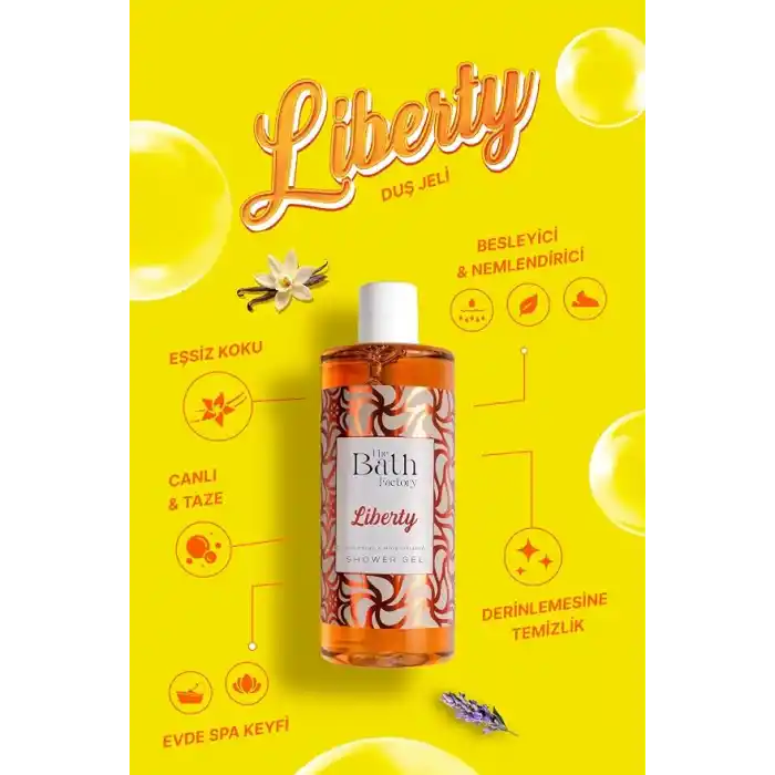The Bath Factory Nemlendirici Ve Besleyici Liberty Duş Jeli 400 ml