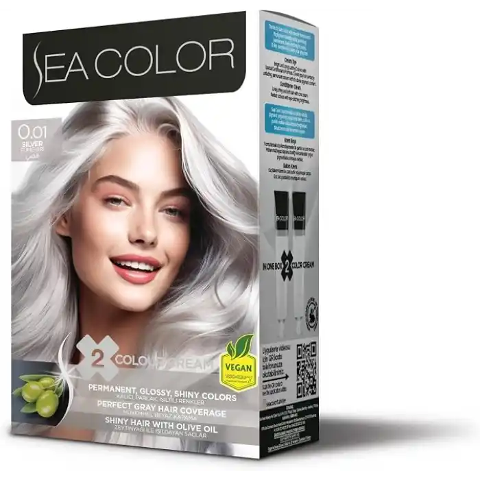 Sea Color Set Saç Boyası 0.01 Füme Gri