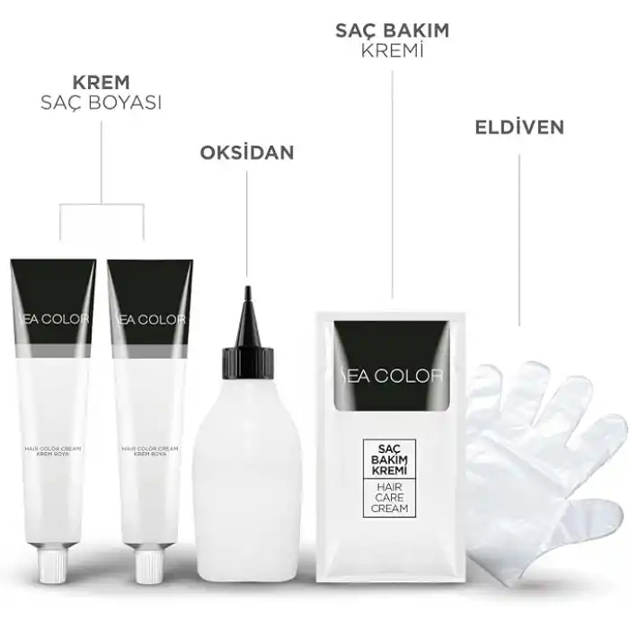 Sea Color Set Saç Boyası 0.01 Füme Gri