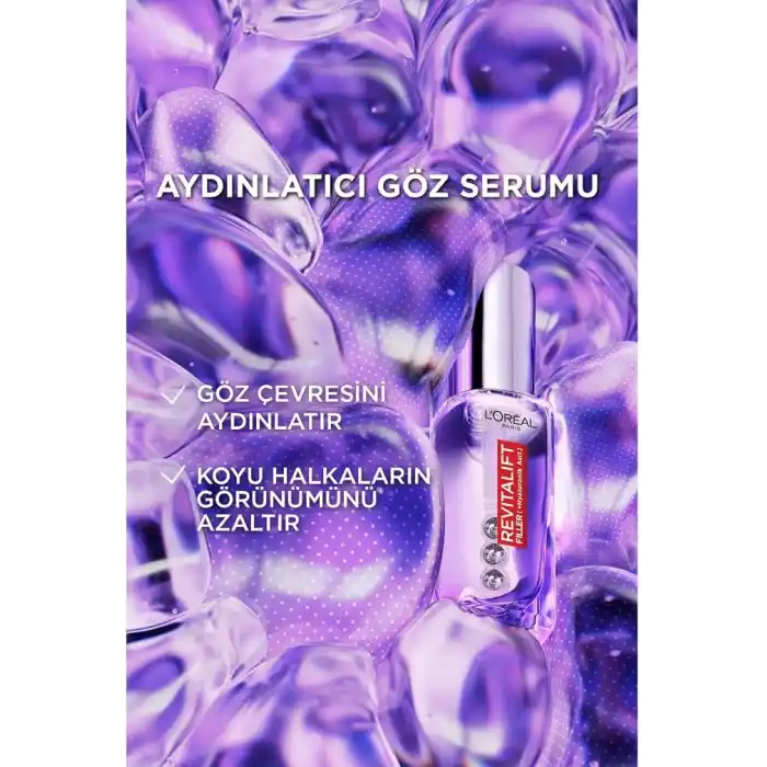 LOreal Paris Revitalift Filler Aydınlatıcı Göz Serumu 20 ml