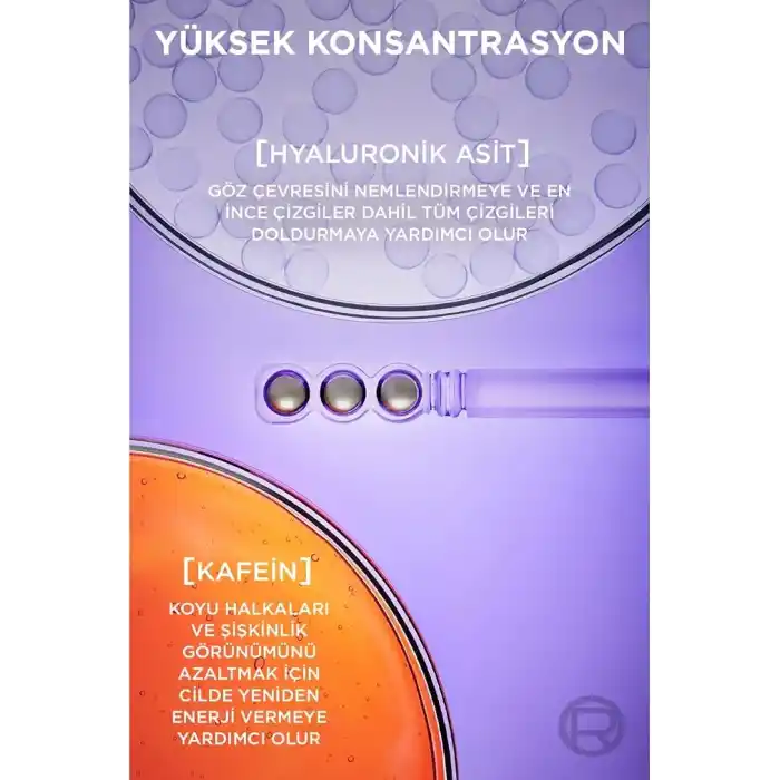 LOreal Paris Revitalift Filler Aydınlatıcı Göz Serumu 20 ml