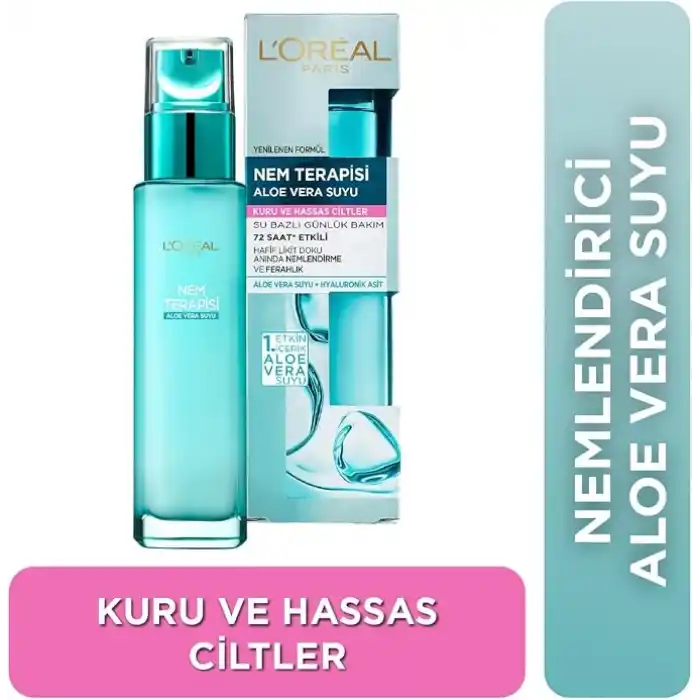 L’Oréal Paris Nem Terapisi Aloe Vera Suyu Kuru Ve Hassas Ciltler Krem 70 Ml