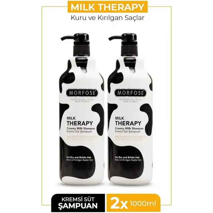 MORFOSE Milk Therapy Şampuan 1000 Ml 2 Adet