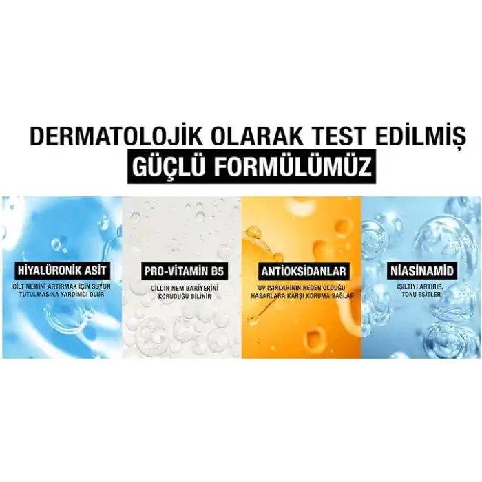 Neutrogena – Nemlendirici Fluid Hydro Boost SPF 50 (50 ml pompalı şişe) — Hyalüronik asit, provitamin B5 ve niasinamid içeren yüz bakımı — Güneş korumalı nemlendirici bakım