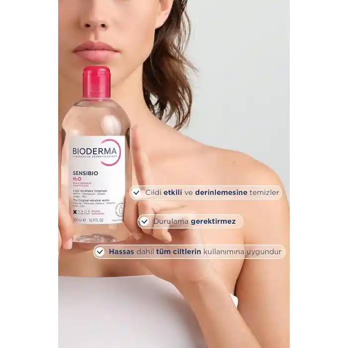 Bioderma Sensibio H2O 500ml İkiz Set