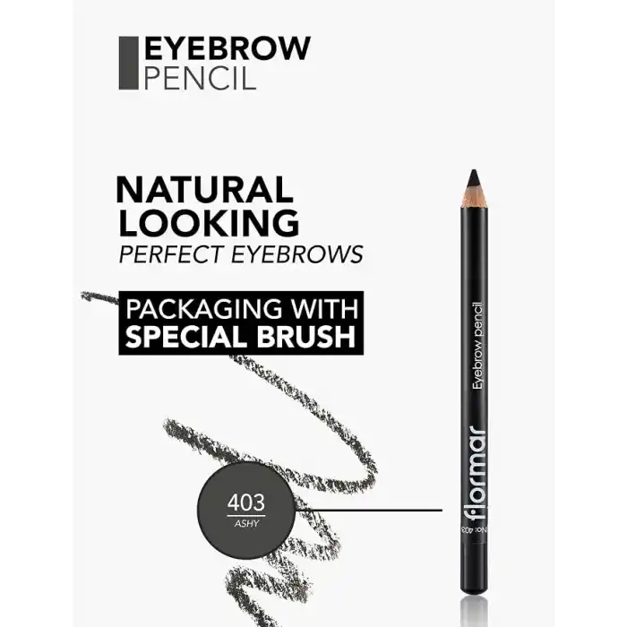 Flormar Eyebrow Pencil No: 403 Ashy 8690604109432