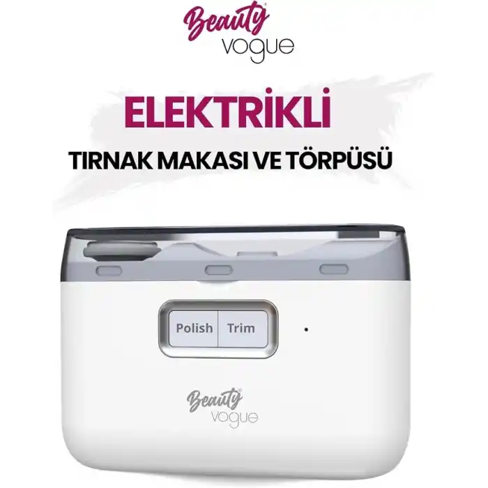Şarjlı Tırnak Kesme Ve Manikür Cihazı Elektrikli Tırnak Makası Manikür Makinesi
