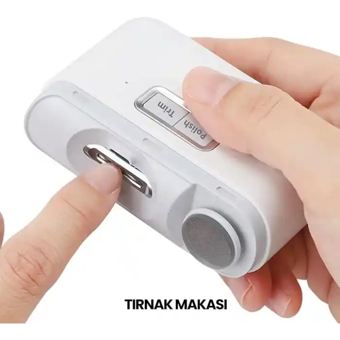 Şarjlı Tırnak Kesme Ve Manikür Cihazı Elektrikli Tırnak Makası Manikür Makinesi