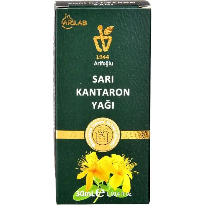 Arifoğlu Sarı Kantaron Yağı 30ml%100 Saf Yağ ARLAB Pure St Johns Wort Oil 30ml