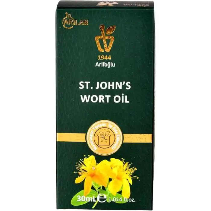 Arifoğlu Sarı Kantaron Yağı 30ml%100 Saf Yağ ARLAB Pure St Johns Wort Oil 30ml