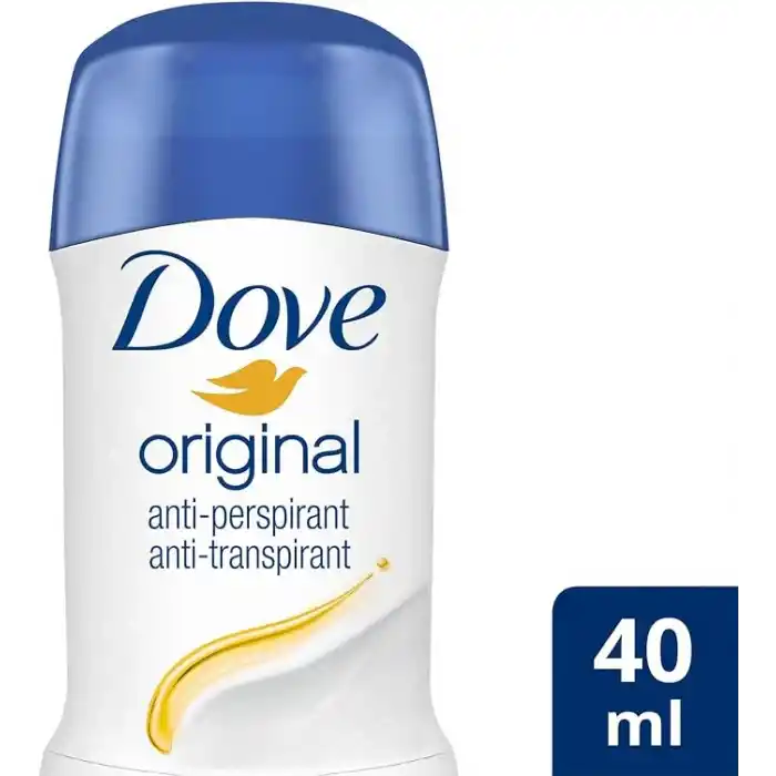 Dove Kadın Stick Deodorant Original 1/4 Nemlendirici Krem Etkili, 40 ml
