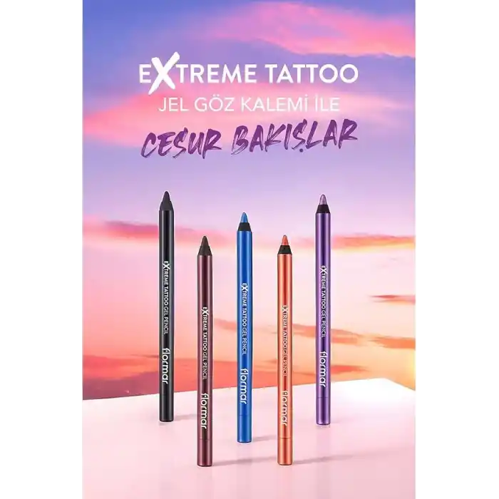 Extreme Tattoo Yüksek Pigmentli & Doğal Işıltılı Jel Göz Kalemi