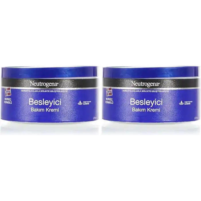 neutrogena norveç formülü besleyici bakım kremi 300 ml 2li paket