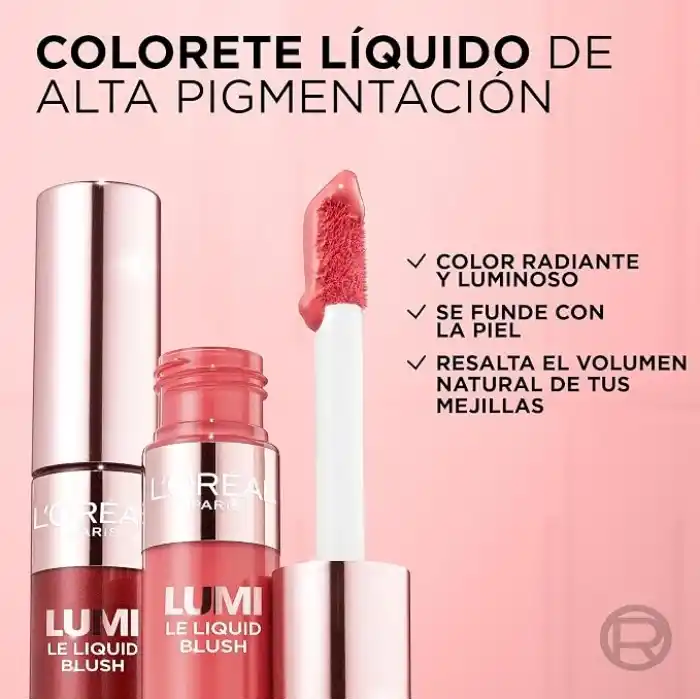 LOREAL PARIS Lumi Blush Likit Allık - 625 Glowy Gold Pink