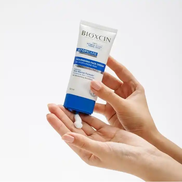 Bioxcin Atopicare Besleyici Krem 50 ml – Atopiye Eğilimli Kuru Ciltler İçin, Seramid Kompleksli, Prebiyotik, Pantenol ve Skualen İçerikli Nemlendirici