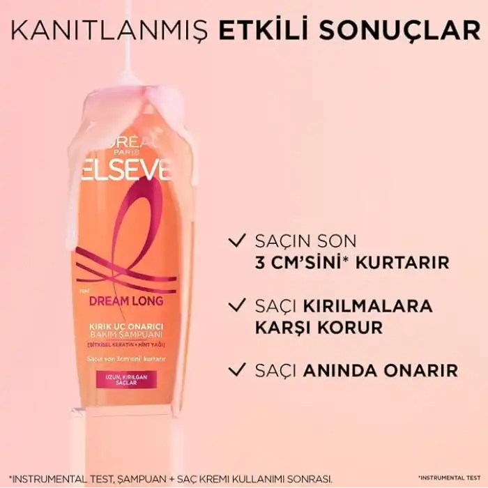 LOreal Paris Elseve Dream Long Onarıcı Bakım Şampuanı 700 ml
