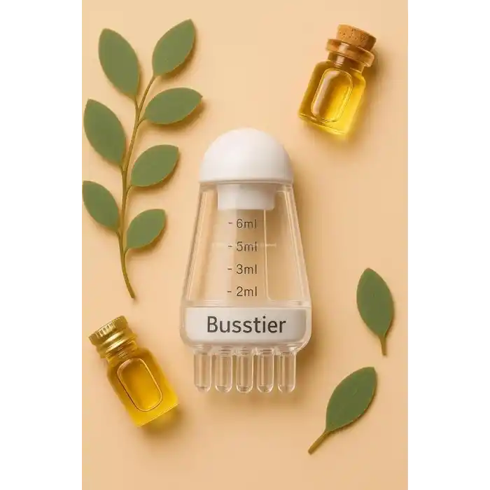 Busstier Saç Serumu ve Bakım Yağı Uygulama Aplikatörü, 6 ml Kapasiteli, Masaj Uçlu, Tüm Saç Tipleriyle Uyumlu, Eşit Dağılımlı ve Pratik Kullanım