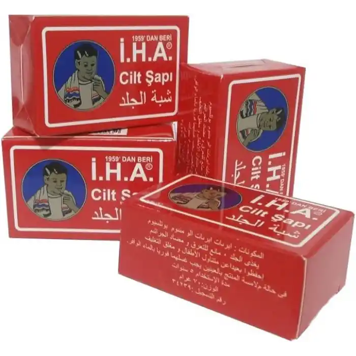 İHA Cilt Şapı, 70 gr, 4 Adet, Ter Kokusunu Önlemeye Yardımcı Olur, Tıraş Sonrası Tahrişi Azaltır, Cilde Pürüzsüzlük Kazandırır