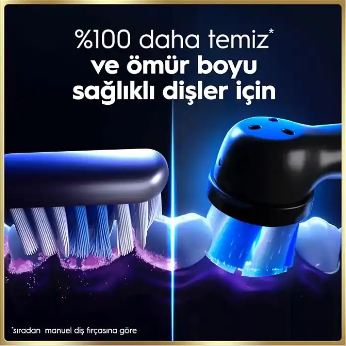 Oral-B iO9 Şarjlı/Elektrikli Diş Fırçası, 2li Set, Rose Quartz & Siyah, 2 Fırça Başlığı, Hızlı Manyetik Şarj Cihazı, Uzun Ömürlü Pil, Şarj Eden Seyahat Kabı