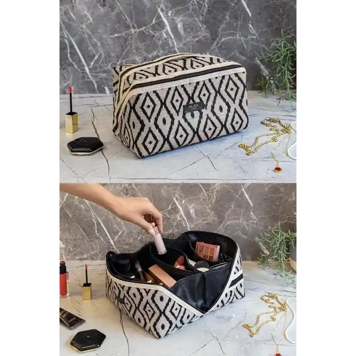 Pazar Kapısı BOHE Makyaj Çantası Düzenleyici Seyahat Tipi Çanta Organizer