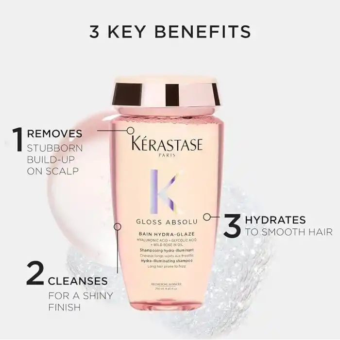 Kérastase Gloss Absolu Elektriklenmeye Eğilimli Saçlar İçin Parlaklık Veren Şampuan 250 ml