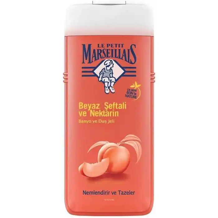 Le Petit Marseillais Duş Jeli, Beyaz Şeftali & Nektarin, 650 ml