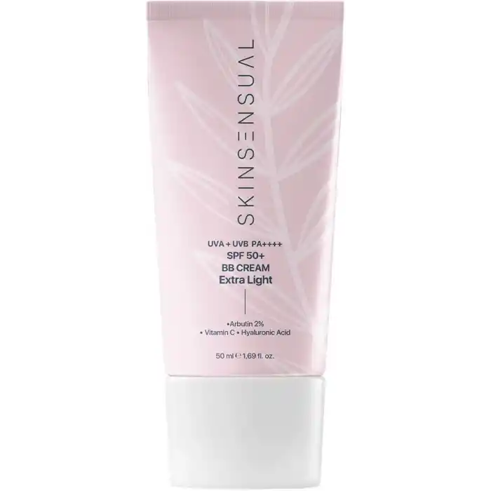 Skin Sensual SPF50+ PA++++ Kapatıcı BB Krem Extra Light 50 ml | Leke Karşıtı, Aydınlık Cilt Görünümü | UVA+UVB Koruma | Geniş Spektrum Koruma