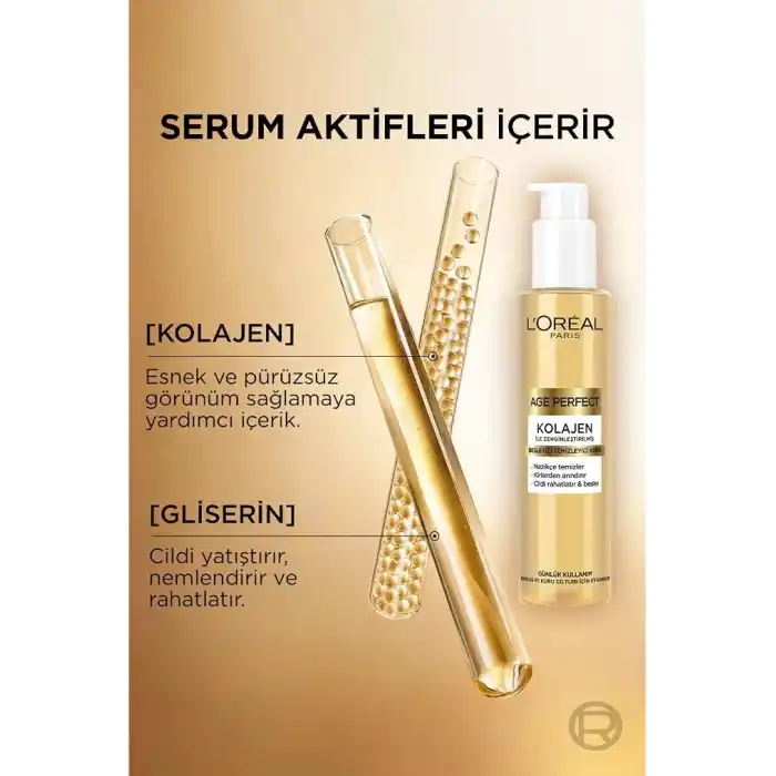LOreal Paris Age Perfect Kolajen Yüz Temizleme Jeli 150 ml