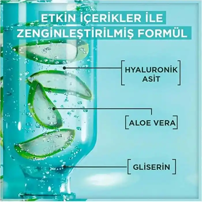 Garnier Hyaluronik Aloe Nemlendiren ve Yatıştıran Temizleyici 250 ML