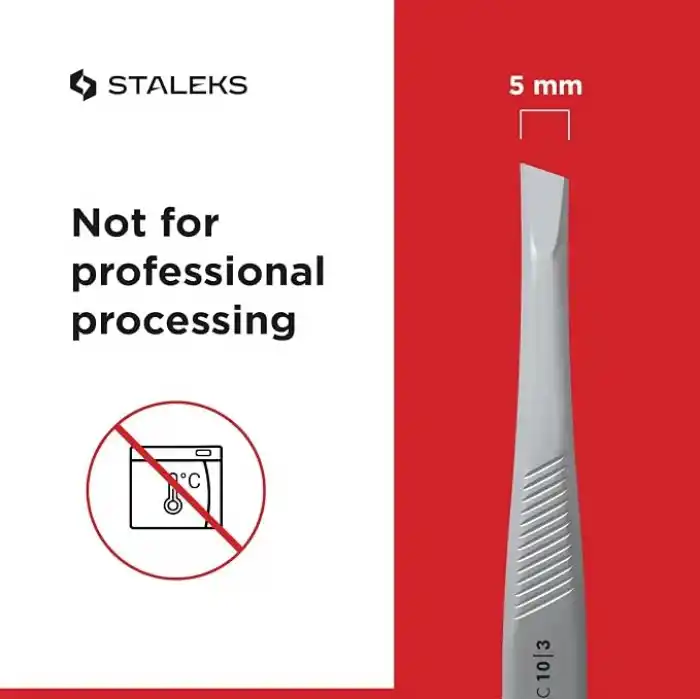 Staleks P-02 PVC Koruyucu Kılıflı Kaş Cımbızları Toplam Uzunluk 9 cm