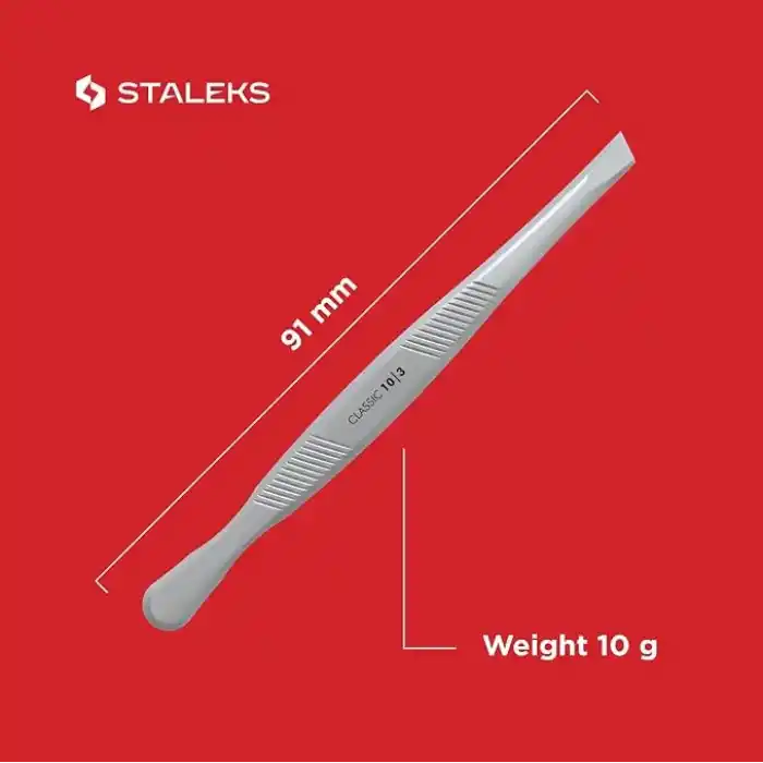 Staleks P-02 PVC Koruyucu Kılıflı Kaş Cımbızları Toplam Uzunluk 9 cm