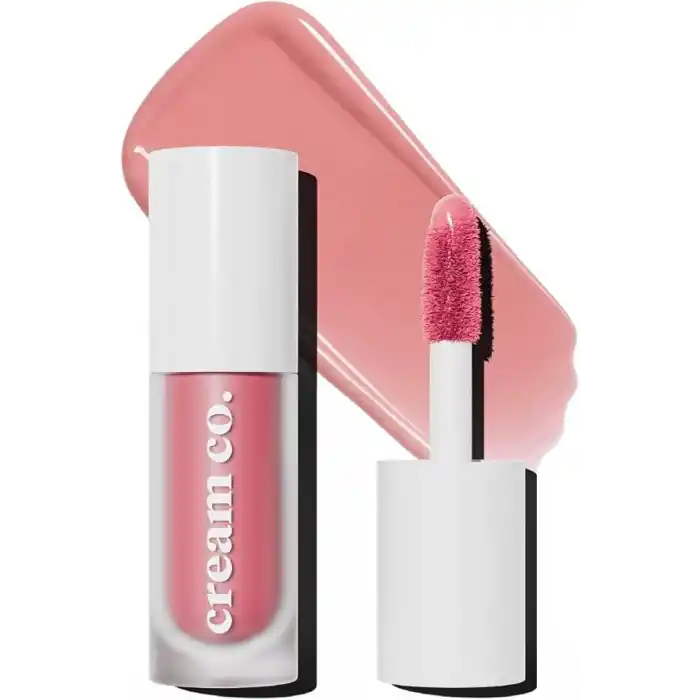 Cream Co. Allık Ruj Göz Farı Glow Tint Dusty Rose, Nemlendirici Makyaj, 507 Gülkurusu, Hyaluronik Asit Peptit