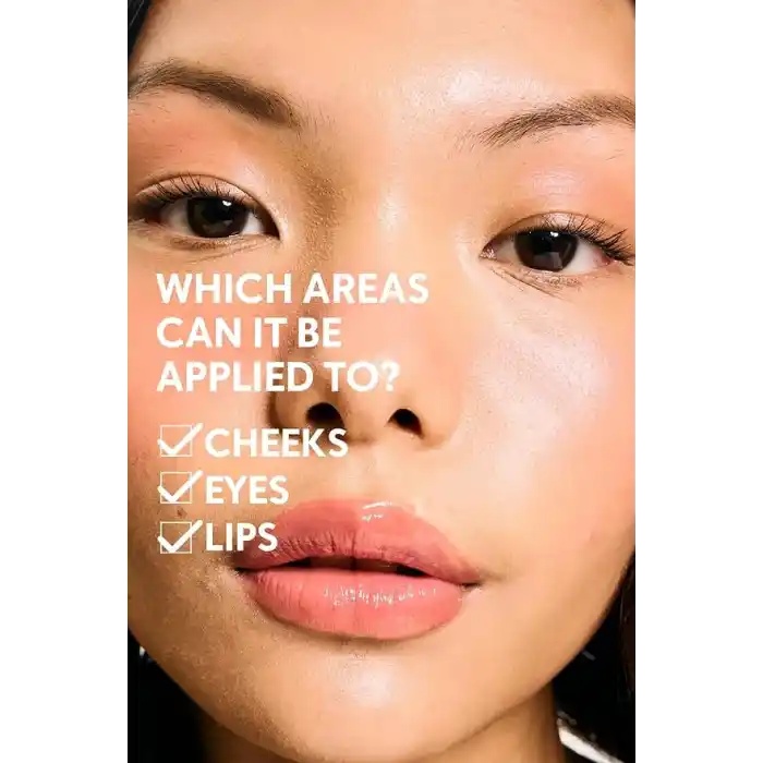 Cream Co. Allık Ruj Göz Farı Glow Tint Dusty Rose, Nemlendirici Makyaj, 507 Gülkurusu, Hyaluronik Asit Peptit