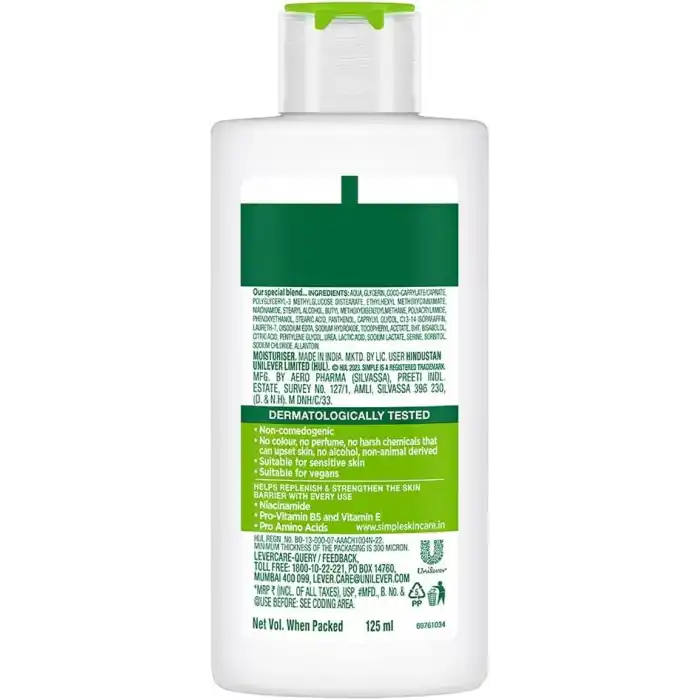 Simple Yenileyici Zengin Nemlendirici, 125 ml Basitten
