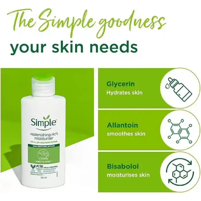 Simple Yenileyici Zengin Nemlendirici, 125 ml Basitten