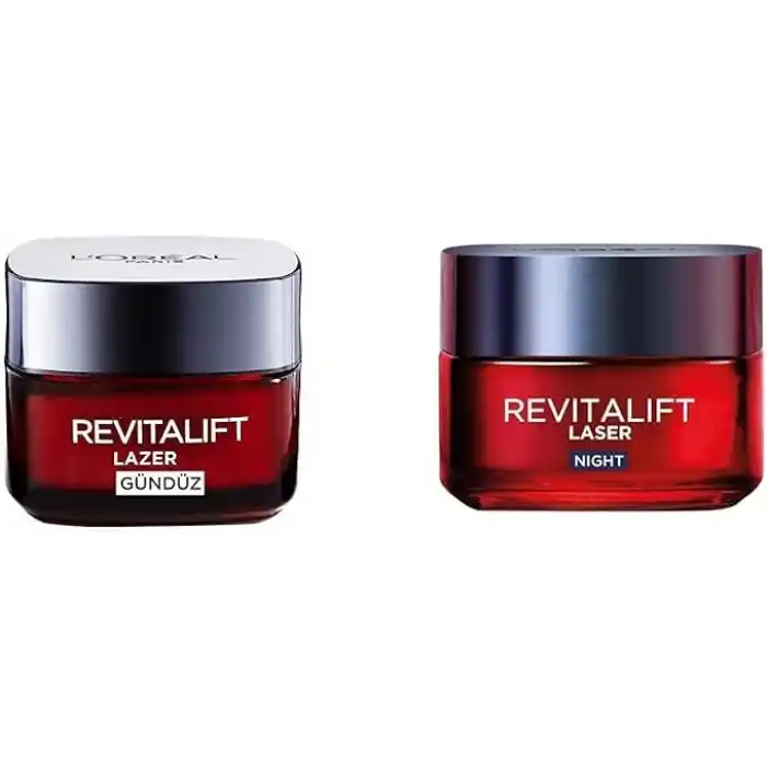 L’Oréal Paris Revitalift Lazer X3 Yoğun Yaşlanma Karşıtı Gece + Gündüz Bakım Kremi Seti