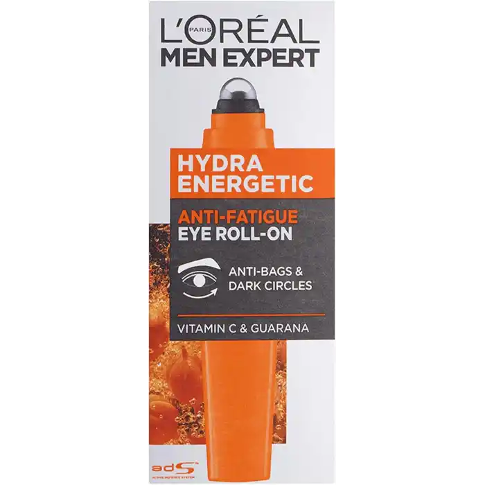 LOréal Men Expert Hydra Energetic Eye Roll-On, C Vitamini ile, 10 ml