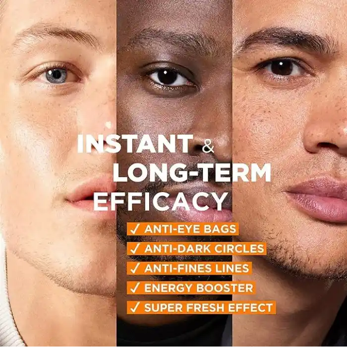 LOréal Men Expert Hydra Energetic Eye Roll-On, C Vitamini ile, 10 ml