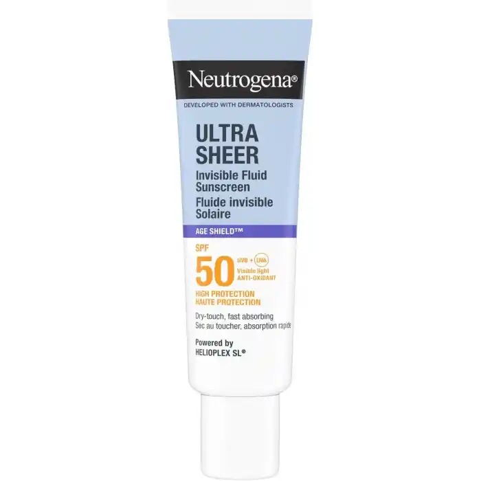 Neutrogena Ultra Sheer Age Shield Fluid SPF50 Yüz Güneş Koruyucu 50 ml