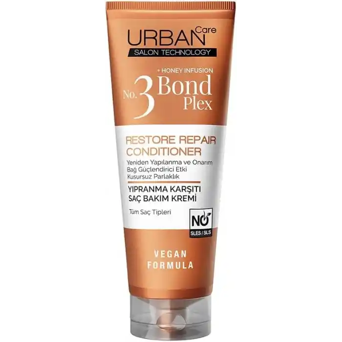 URBAN Care No.3 Bond Plex Yıpranma Karşıtı Saç Bakım Kremi 250 ml- Vegan