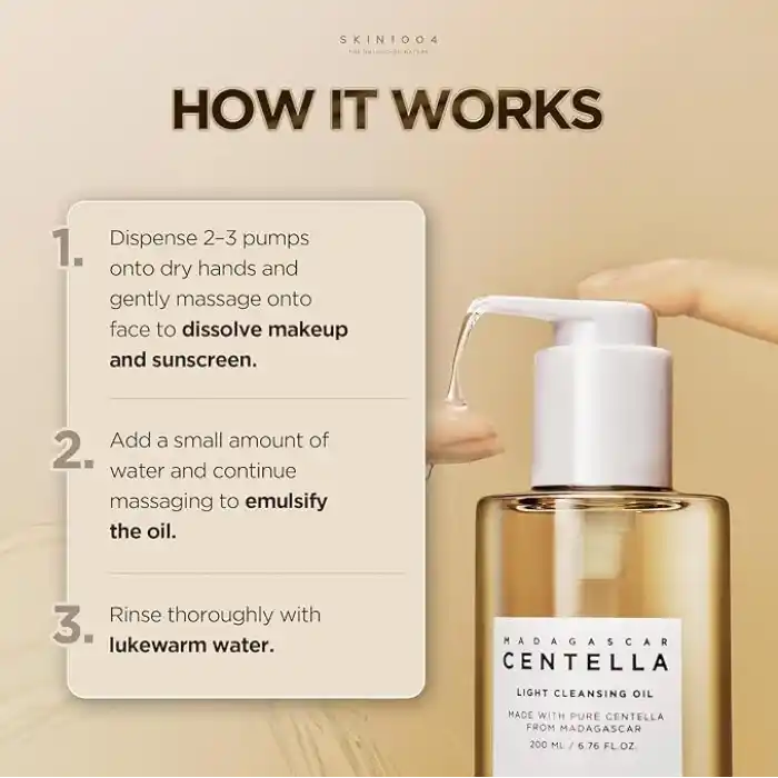 SKIN1004 Madagascar Centella Light Cleansing Oil 200ml