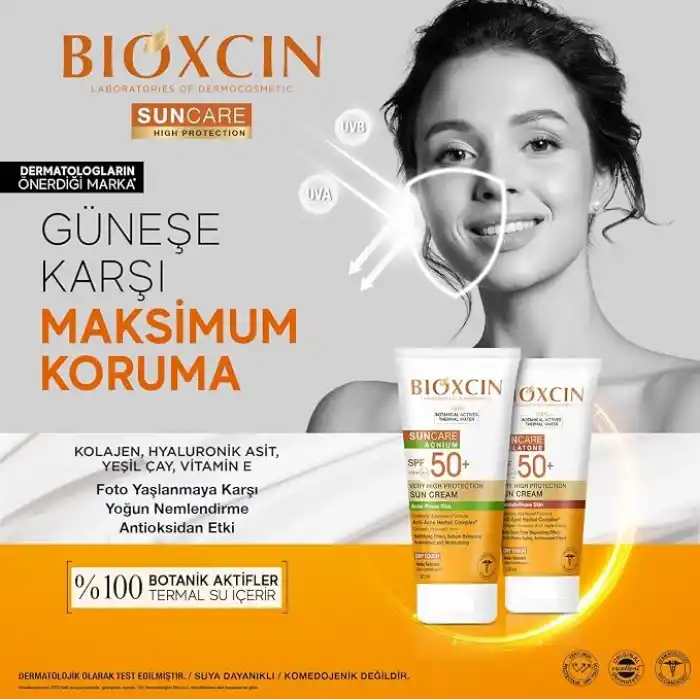 Bioxcin Sun Akneye Eğilimli Cilt Güneş Kremi SPF50+ 150 ML