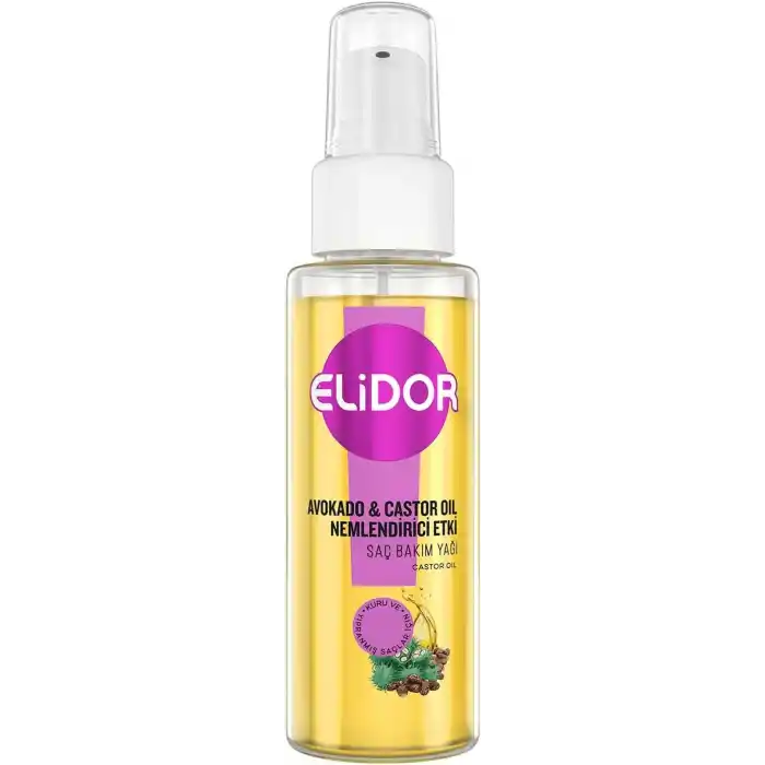 Elidor Saç Bakım Yağı Avokado ve Castor Oil Nemlendirici Etki 80 ml