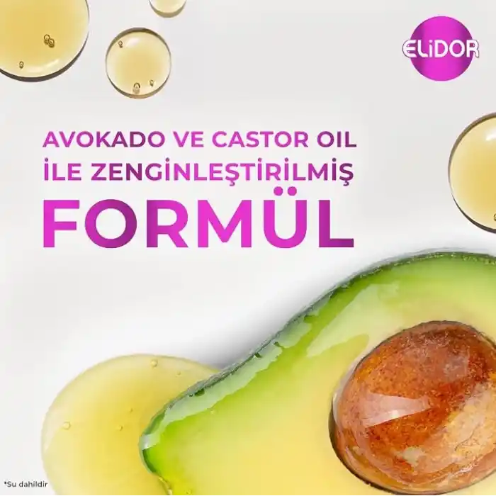 Elidor Saç Bakım Yağı Avokado ve Castor Oil Nemlendirici Etki 80 ml
