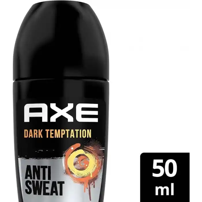 AXE Erkek Roll On Deodorant Dark Temptation 48 Saat Etkileyici Koku 50 ml