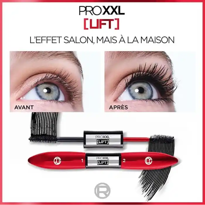 LOreal Paris Pro XXL Lift Çift Taraflı Maskara - Kirpik Lifting Etkisi