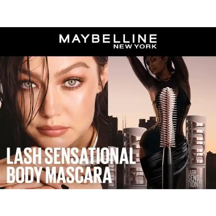 Maybelline New York Lash Sensational Body Maskara - Hacimli ve Gün Boyu Kalkık Görünen Kirpikler