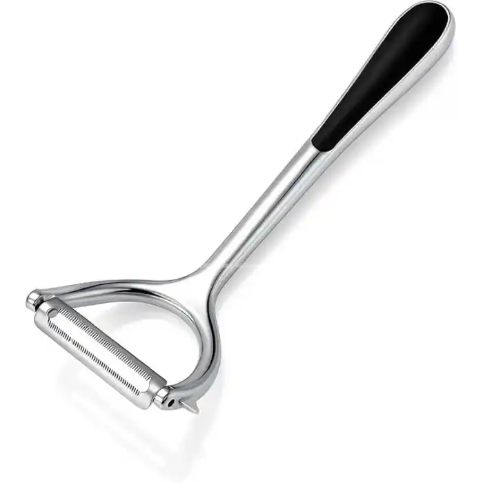 Busstier Profesyonel Paslanmaz Çelik Çift Bıçaklı Soyacak, Jülyen ve Standart Soyucu Başlıklı, Ergonomik Saplı Çok Amaçlı Meyve Sebze Soyacağı, Patates, Salatalık, Kabak ve Havuç için Pratik Mutfak Al