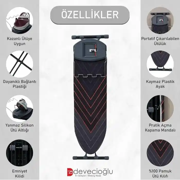 Harbinger Yeni Nesil StrongBoard Ütü Masası MM149